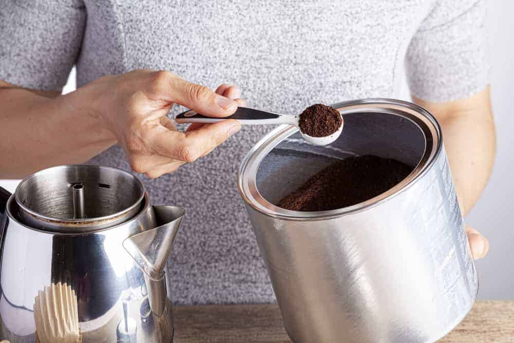 Percolator coffee brewing