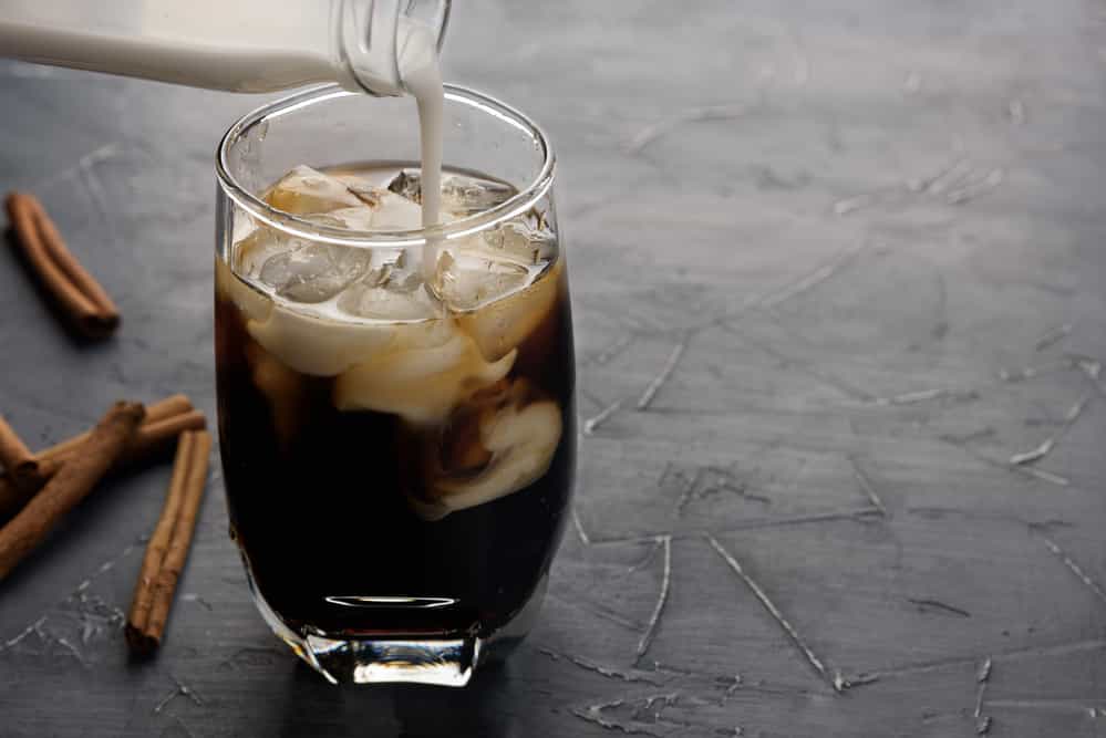 iced coffee with milk