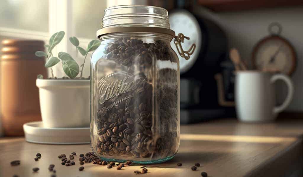 Coffee Beans in a Jar